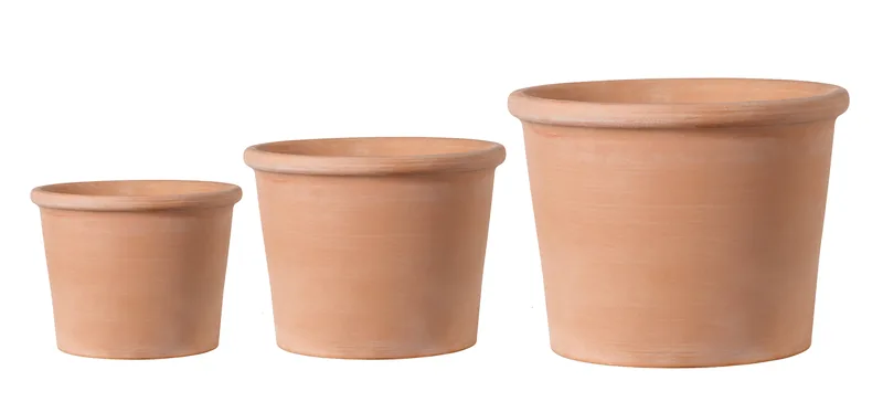 Cilindro Bordato Pflanzgefäße verschiedene Größen